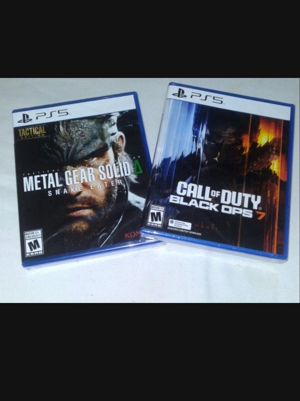 Sony PS5 Game Bundle (Metal Gear Solid V Snake Eater & Call of Duty Black Ops 7)
